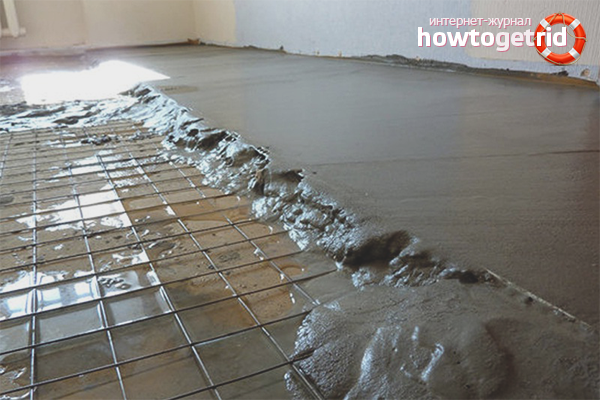 Come livellare un pavimento di cemento sotto linoleum