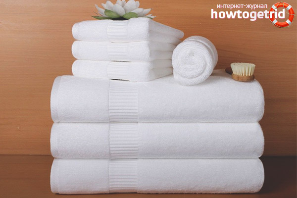 Hvordan friske hvite kjøkkenhåndklær