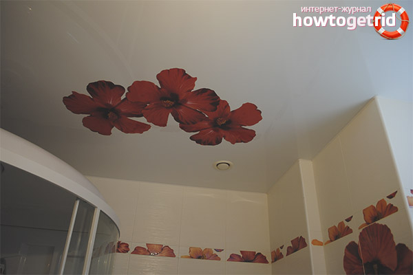 Impression décorative et photo sur plafonds en tissu