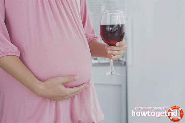 Les dones embarassades poden prendre vi