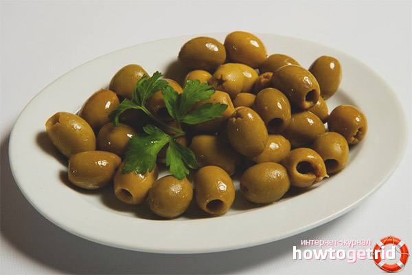 Olives en conserva per a homes